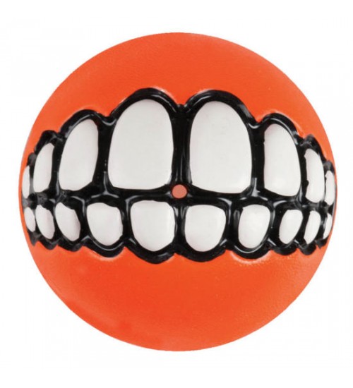 Rogz Grinz Smileball Orange, Stort utvalg lekeballer til Hund