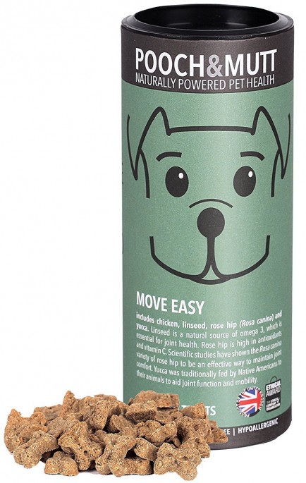 Pooch & Mutt Move Easy, Stort Utvalg av Spennende Hundekjeks