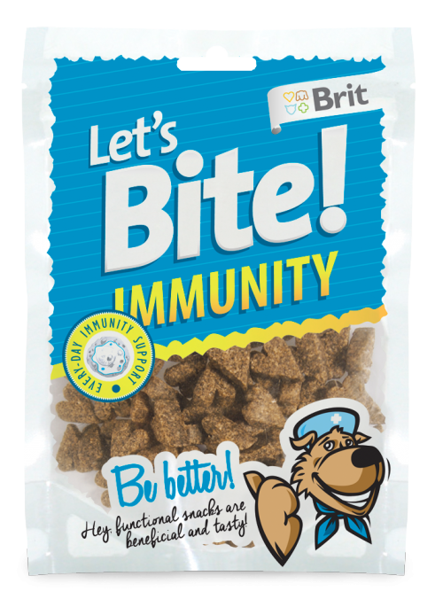 Brit Let´s Bite!Immunity Treningsgodbiter, Stort Utvalg Treningsgodbiter til Hund