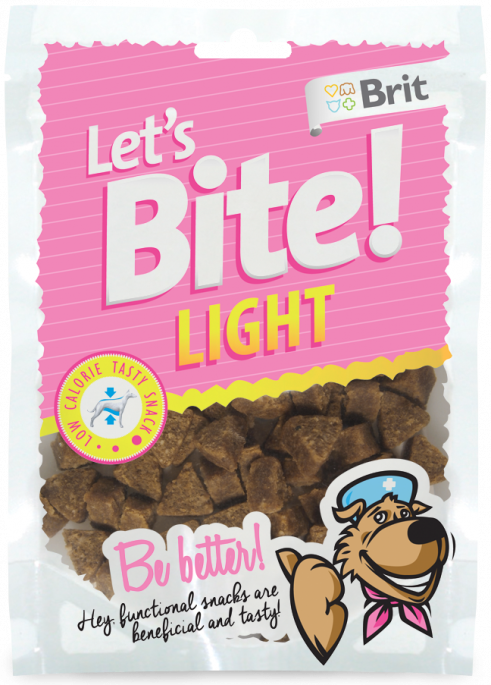 Brit Let´s Bite! Light, Stort Utvalg Treningsgodbiter til Hund