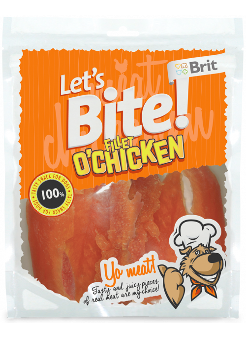 Brit Let´s Bite! Fillet o'Chicken, Stort utvalg Godbiter og Snacks til Hunder