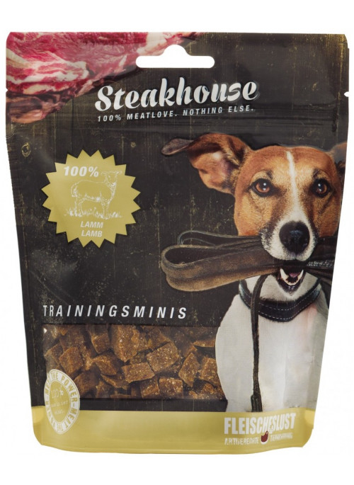 MeatLove Steakhouse Steakhouse Minis Lam, Stort Utvalg Treningsgodbiter til Hund