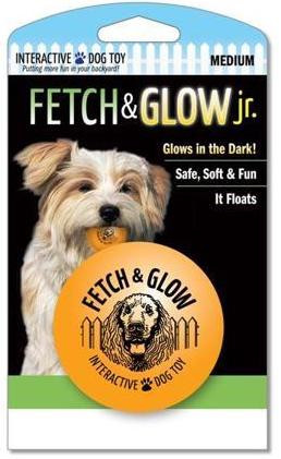 Fetch & glow Lysende Ball, Oransje, Stort utvalg lekeballer til Hund