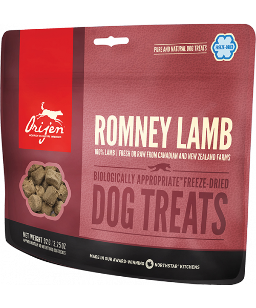 Orijen Orijen Romney lamb, Stort utvalg Godbiter og Snacks til Hunder