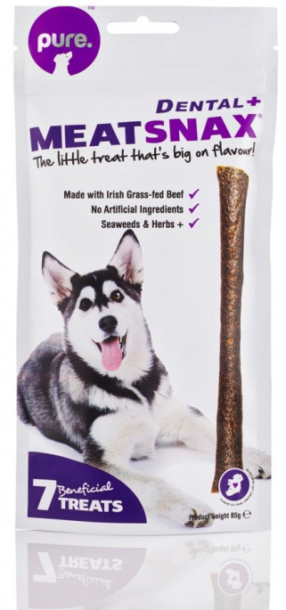 Pure Meatsnax Dental+, Stort utvalg Godbiter og Snacks til Hunder