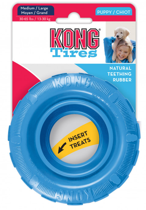 KONG KONG Puppy Tires, Blå, Andre Hundeleker