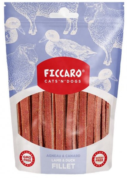 Ficcaro Sandwich - Lam & And, Stort utvalg Godbiter og Snacks til Hunder