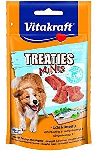 Vitakraft Treaties Minis Laks, Stort utvalg Godbiter og Snacks til Hunder