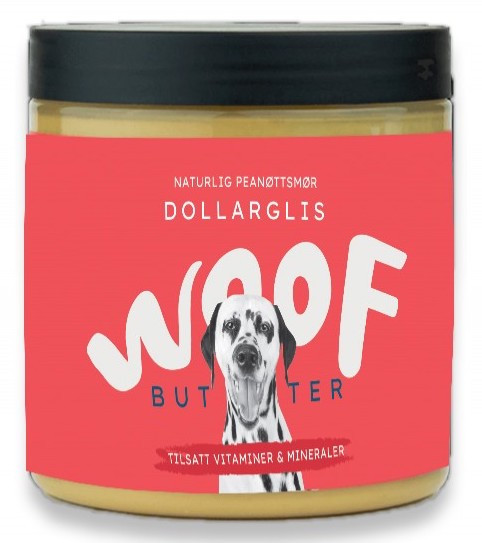 Woof Woof Butter Dollarglis, Stort utvalg Godbiter og Snacks til Hunder