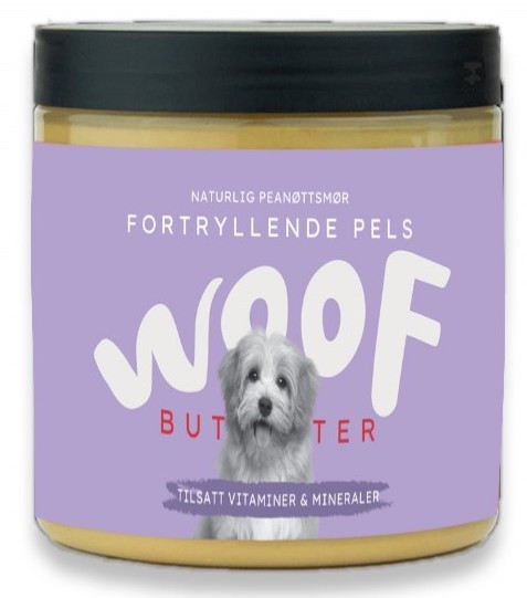 Woof Woof Butter Fortryllende Pels, Stort utvalg Godbiter og Snacks til Hunder