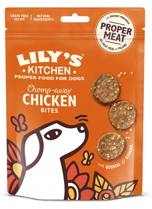 Lily´s Kitchen Chicken Bites, Stort utvalg Godbiter og Snacks til Hunder