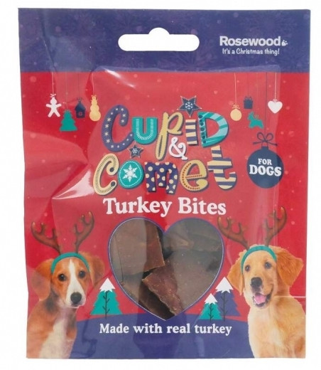 Rosewood Turkey Bites, Stort utvalg Godbiter og Snacks til Hunder
