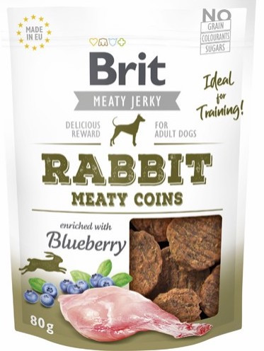 Brit Meaty Coins - Kanin, Stort utvalg Godbiter og Snacks til Hunder