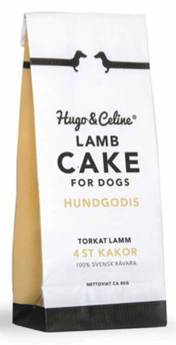 Hugo & Celine Lamb Cake, Stort utvalg Godbiter og Snacks til Hunder